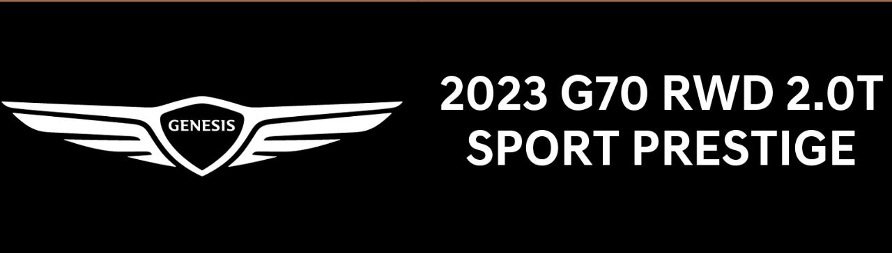 Genesis G70  2023