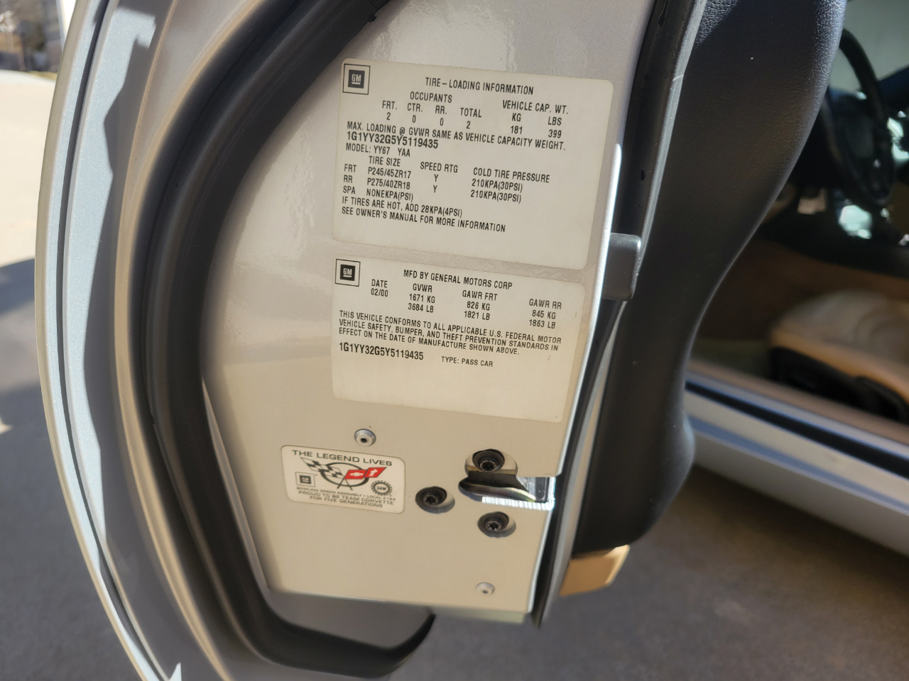 Chevrolet Corvette Convertible 2000