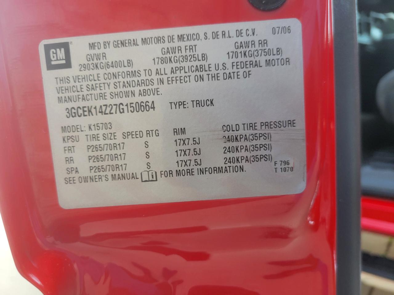 Chevrolet Silverado Classic 1500 LT1 4WD 2007
