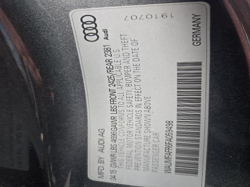 Audi A5 2.0T Premium Plus quattro 8A 2015