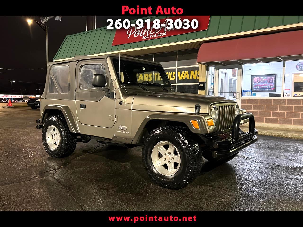 Used 2005 Jeep Wrangler 2dr SE for Sale in Fort Wayne IN 46825 Point Auto