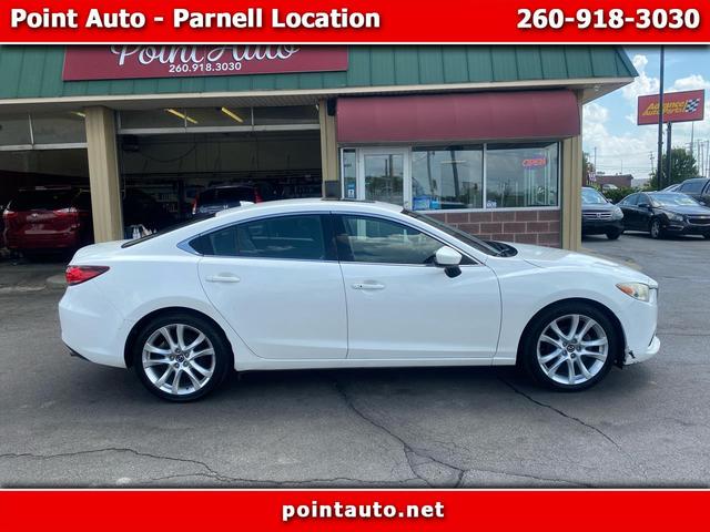 White 2015 Mazda MAZDA6 Sedan Front-Wheel Drive Automatic