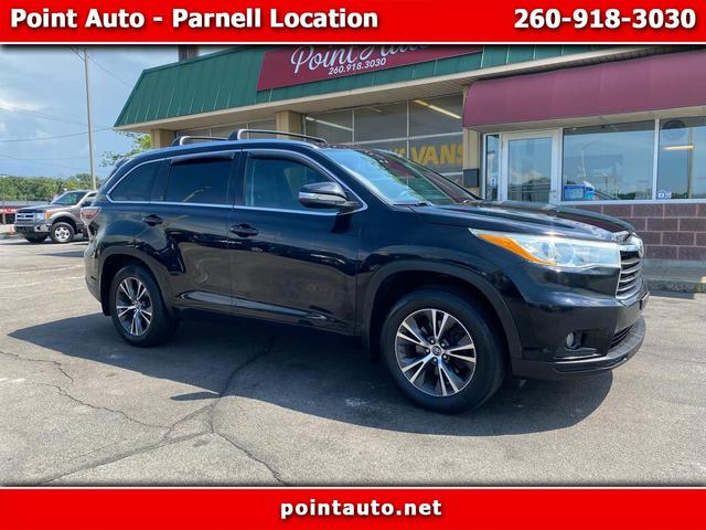 Black 2016 Toyota Highlander SUV / Crossover All-Wheel Drive Automatic