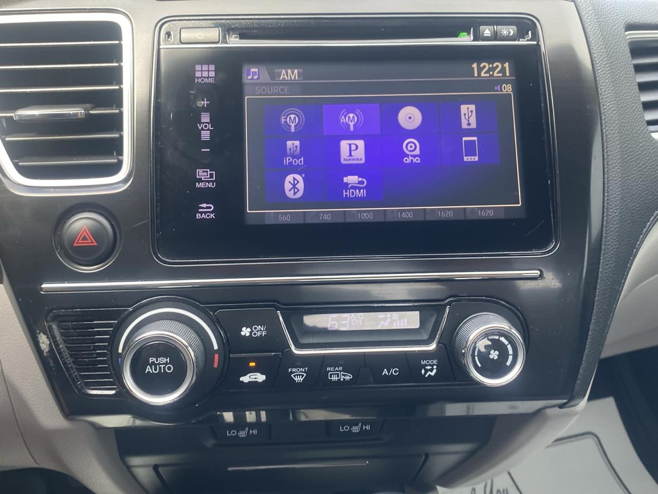 Honda Civic EX-L Sedan CVT 2015
