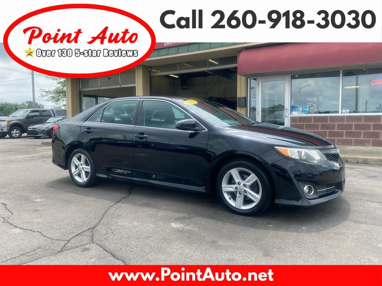 Black 2012 Toyota Camry Sedan Front-Wheel Drive Automatic