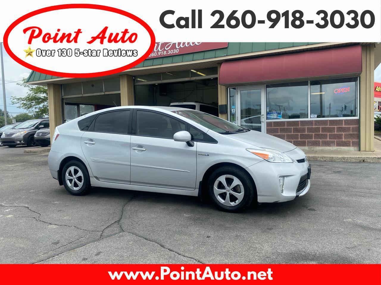 Silver 2012 Toyota Prius Hatchback Front-Wheel Drive Automatic
