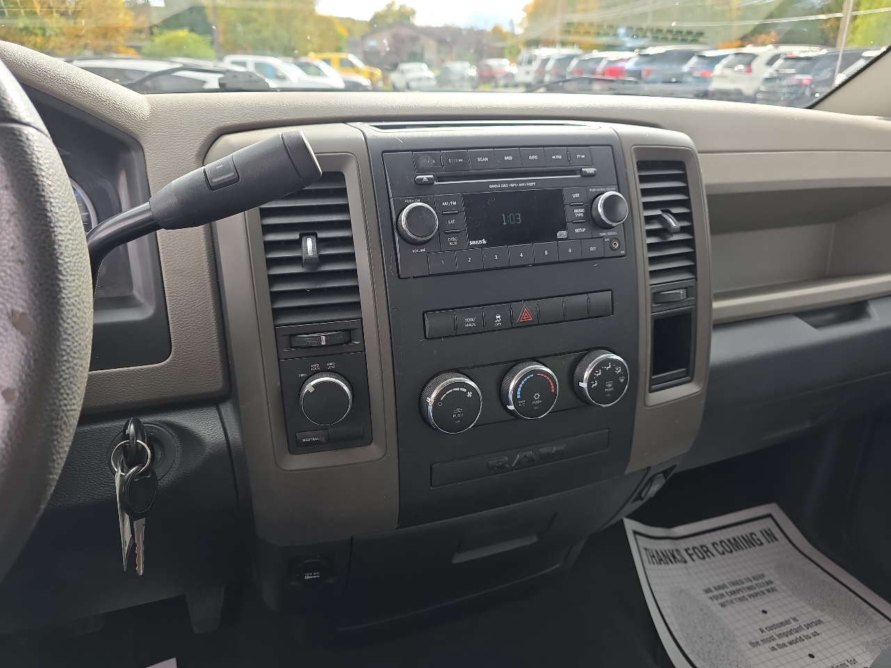 RAM 1500 4WD Reg Cab 120.5" Tradesman 2012