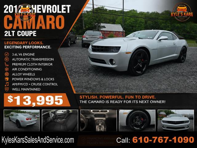 Silver 2012 Chevrolet Camaro 2LT Coupe RWD Coupe Rear-Wheel Drive Automatic