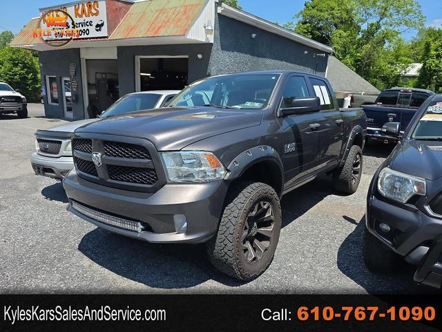 Black (Charcoal) 2014 RAM 1500 Express Crew Cab 4WD Pickup Truck Four-Wheel Drive Automatic