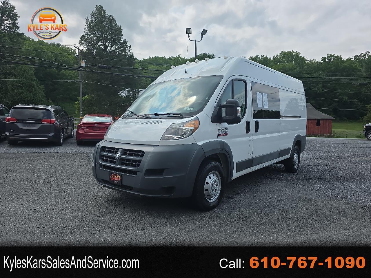 2016 RAM ProMaster Cargo Van 2500 High Roof 159" WB