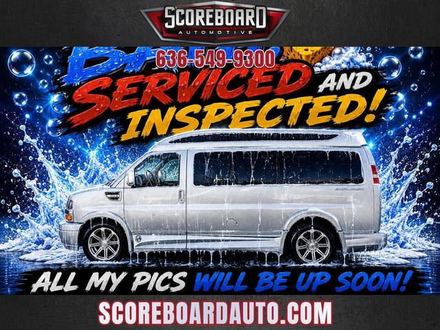 Silver 2016 Chevrolet Express Cargo Van Rear-Wheel Drive Automatic