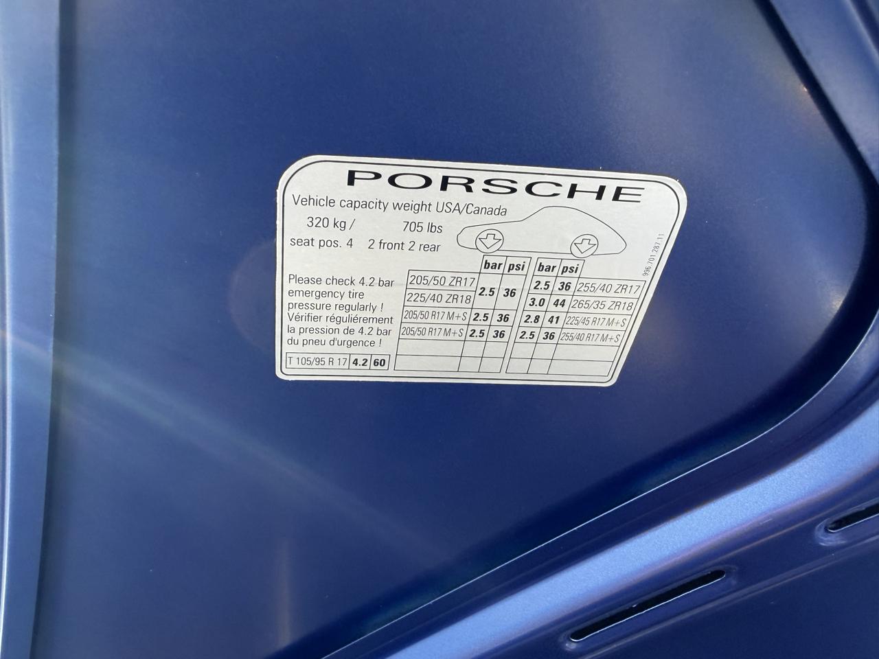 Porsche 911 Carrera 2dr Carrera Cabriolet Tiptronic 1999