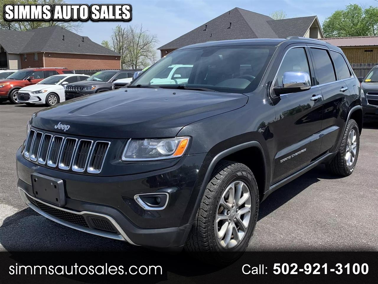 Used 2016 Jeep Grand Cherokee Limited 4WD for Sale in Shepherdsville KY 40165 Simms Auto Sales