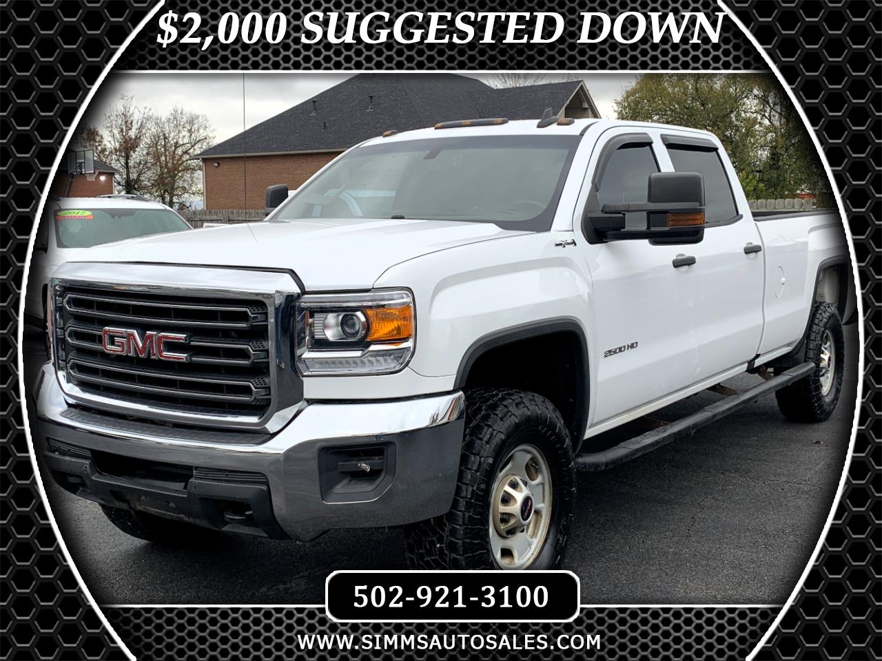 2018 GMC Sierra 2500HD Base Crew Cab 4WD