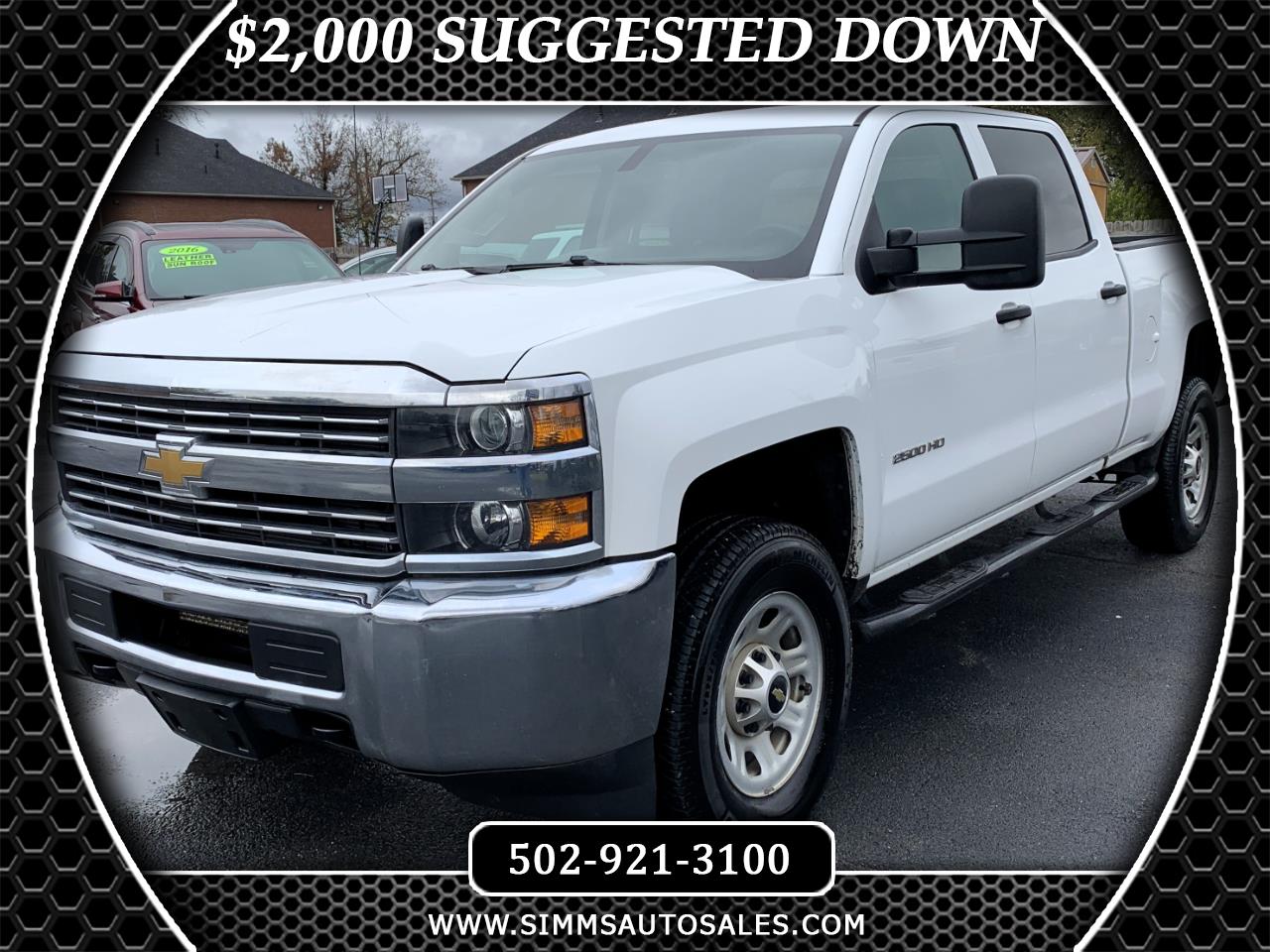 2015 Chevrolet Silverado 2500HD Work Truck Crew Cab 4WD