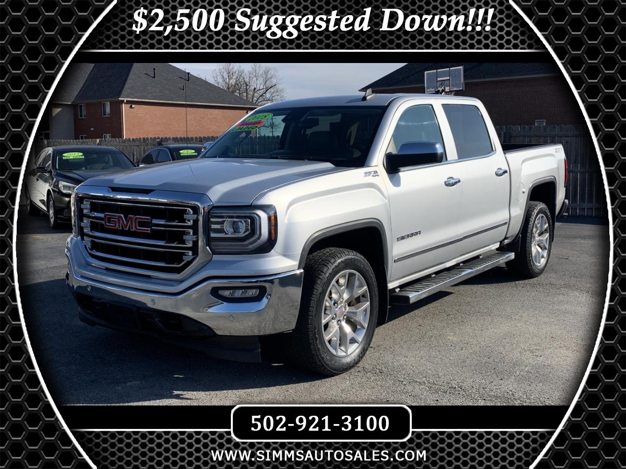 GMC Sierra 1500 SLT Crew Cab Short Box 4WD 2018