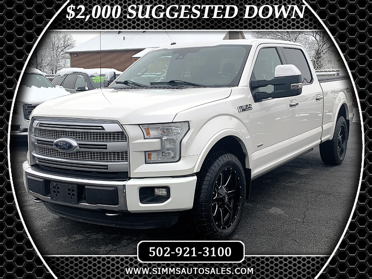 2016 Ford F-150 Platinum SuperCrew 6.5-ft. Bed 4WD