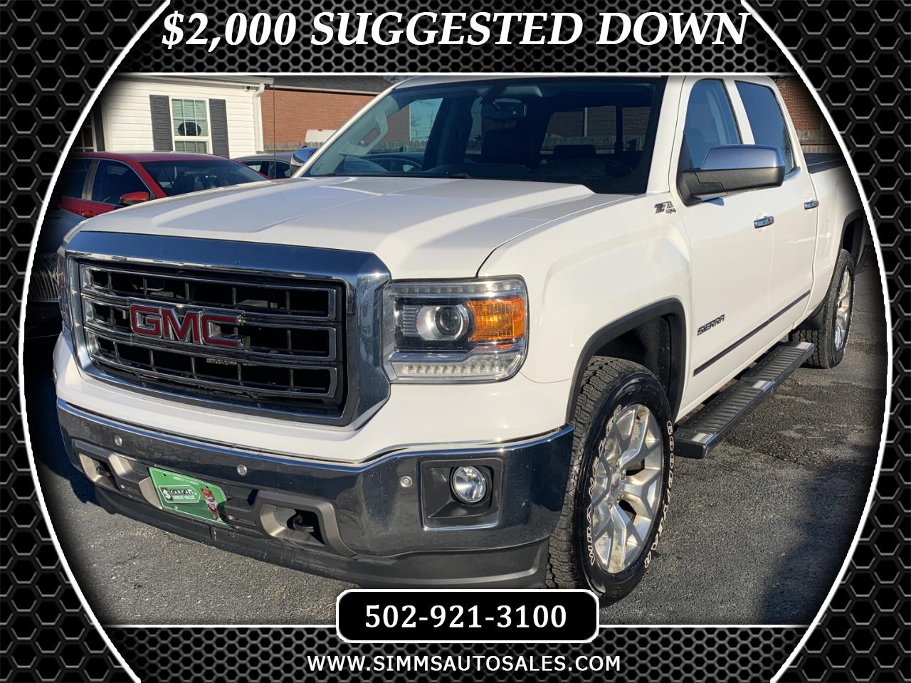 GMC Sierra 1500 SLT Crew Cab Short Box 4WD 2015
