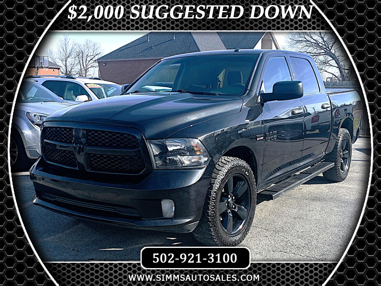 RAM 1500 Tradesman Crew Cab SWB 4WD 2017
