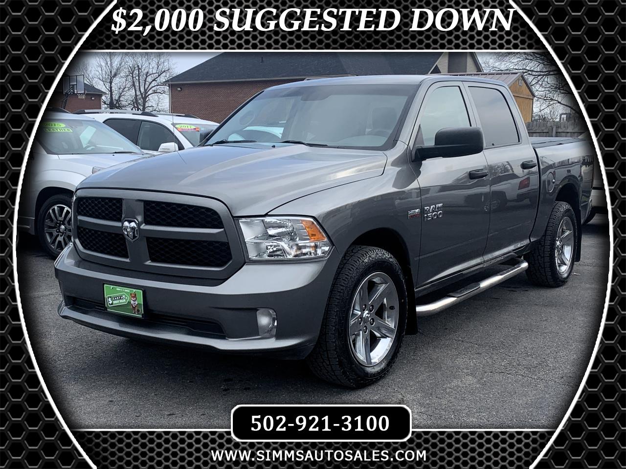 RAM 1500 Tradesman Crew Cab SWB 4WD 2013