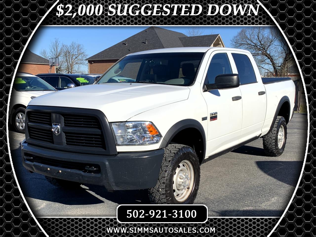 RAM 2500 ST Crew Cab SWB 4WD 2012