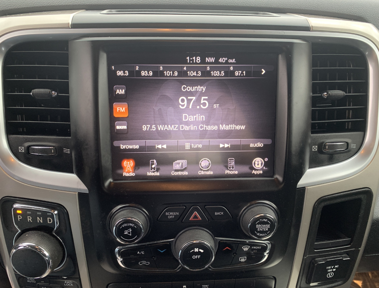 RAM 1500 SLT Crew Cab SWB 4WD 2015