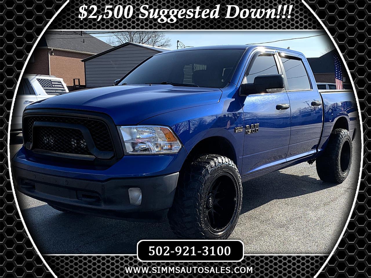 RAM 1500 SLT Crew Cab SWB 4WD 2016