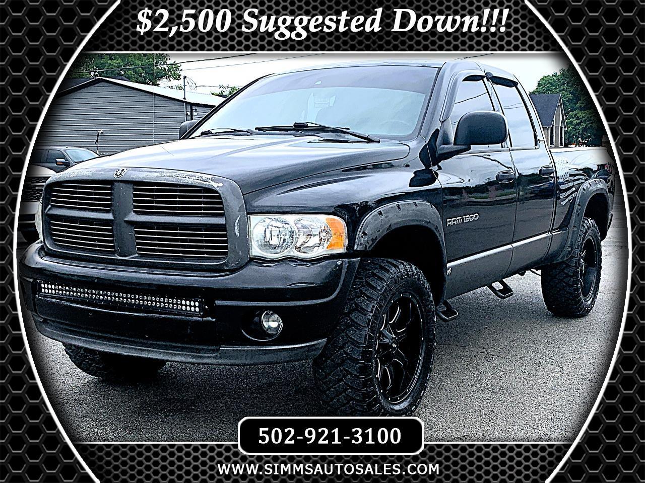 Dodge Ram 1500 ST Quad Cab Short Bed 4WD 2005