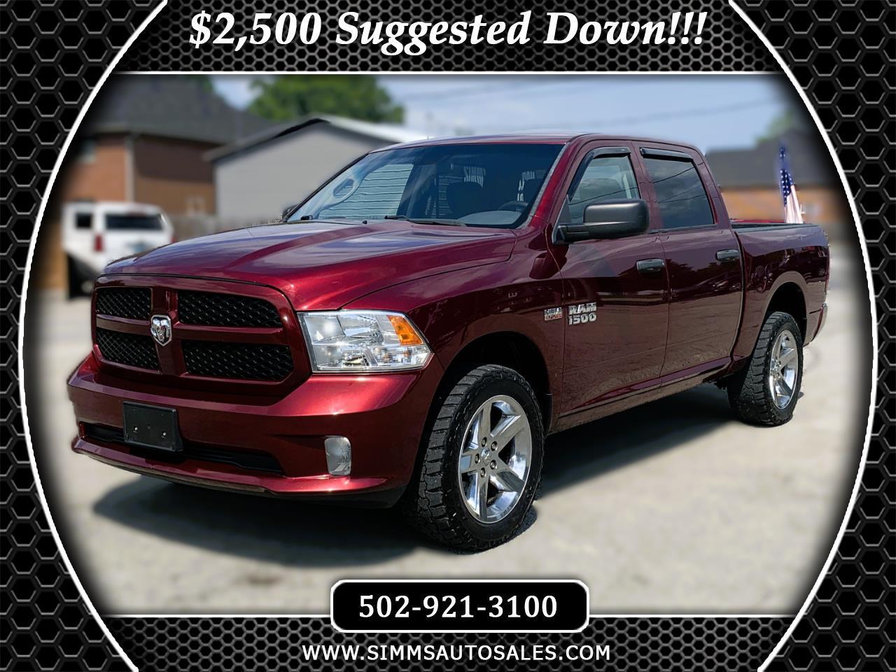 RAM 1500 Tradesman Crew Cab SWB 4WD 2017