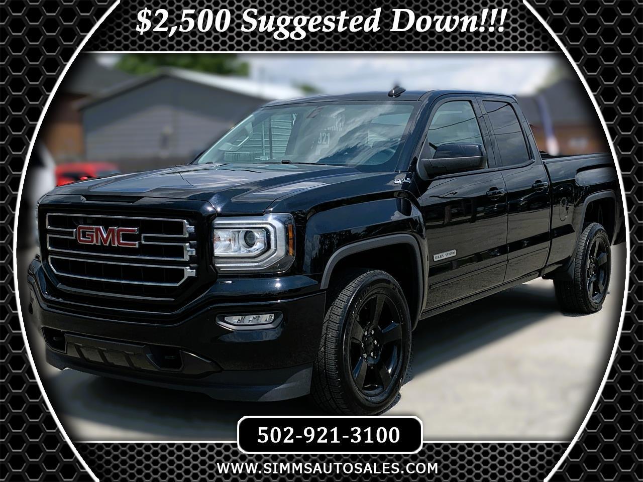GMC Sierra 1500 Base Double Cab 4WD 2017
