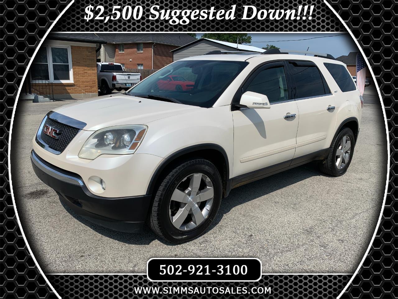 GMC Acadia SLT-1 AWD 2011