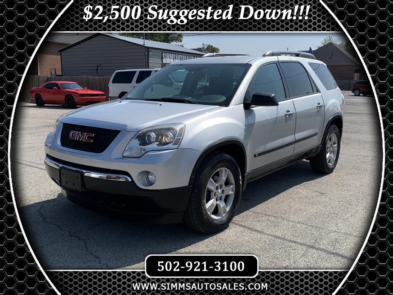 GMC Acadia SLE-1 FWD 2009