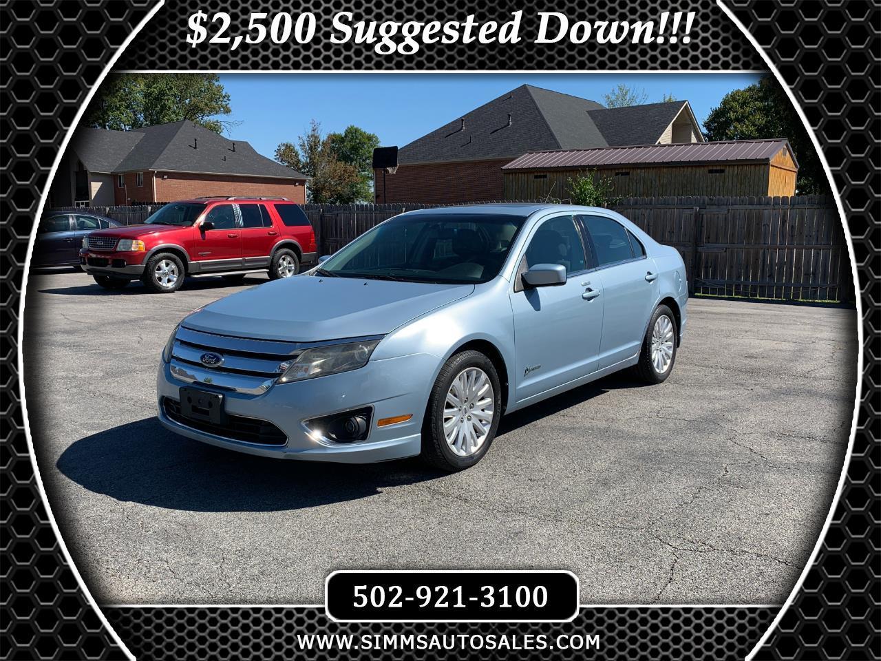 Ford Fusion Hybrid Sedan 2010
