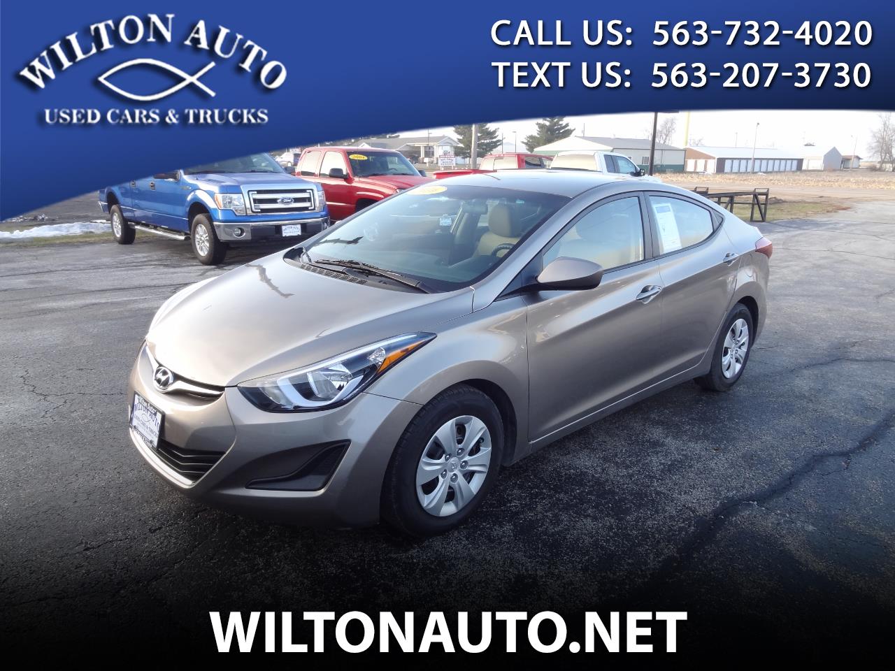 Used 2016 Hyundai Elantra 4dr Sdn Auto SE for Sale in Wilton IA 52778