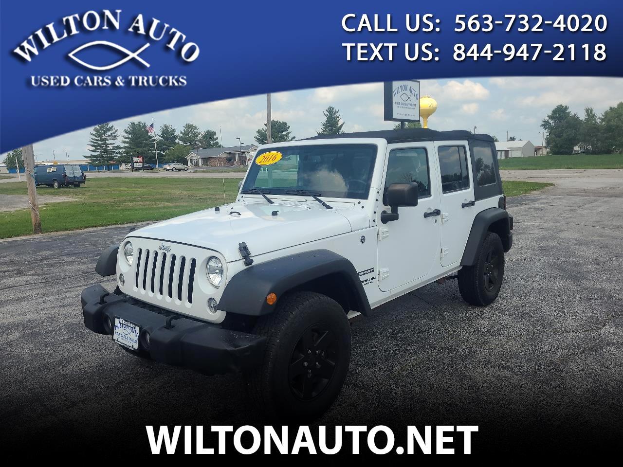 Jeep Wrangler Unlimited 4WD 4dr Sport 2016