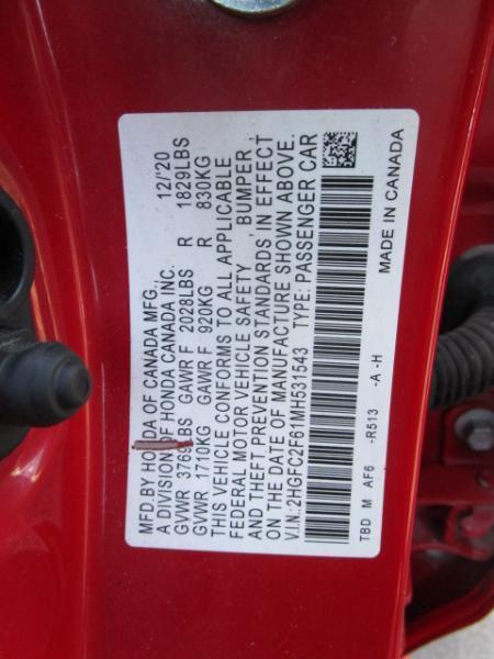 Honda Civic Sedan LX CVT 2021