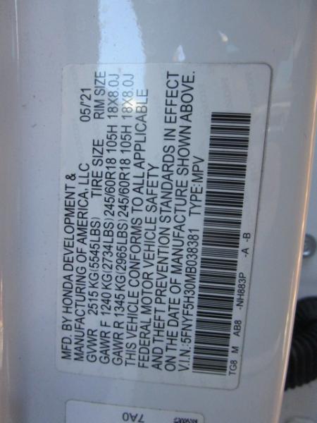 Honda Pilot EX 2WD 2021