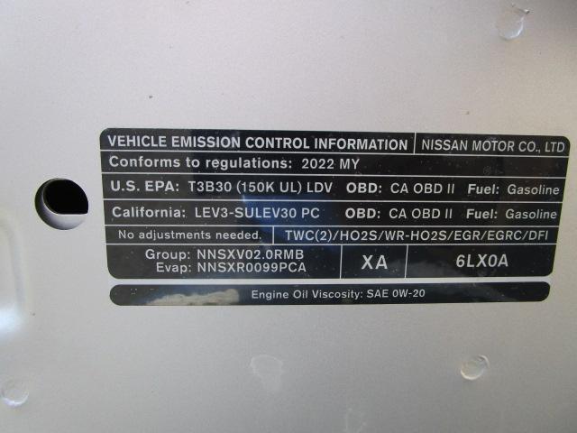 Nissan Sentra SV CVT 2022