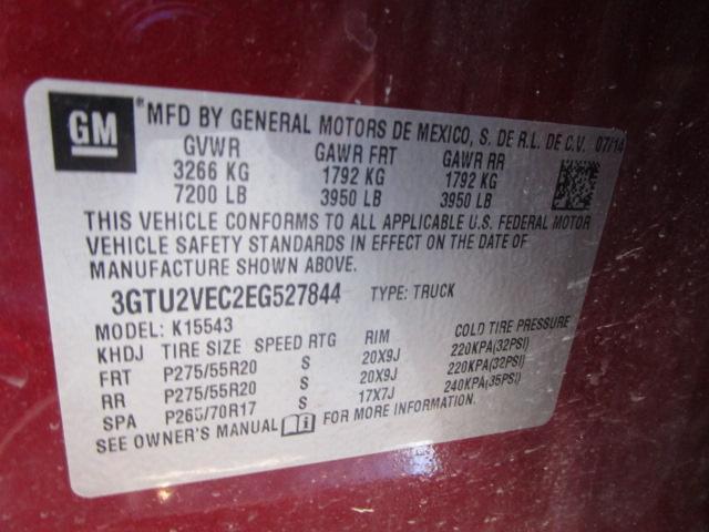 GMC Sierra 1500 4WD Crew Cab 143.5" SLT 2014