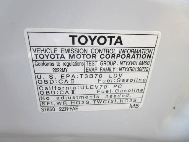 Toyota Corolla LE CVT (Natl) 2022