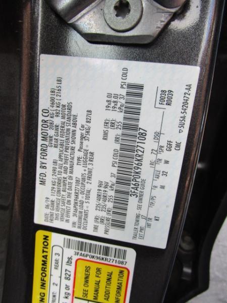 Ford Fusion Titanium FWD 2019