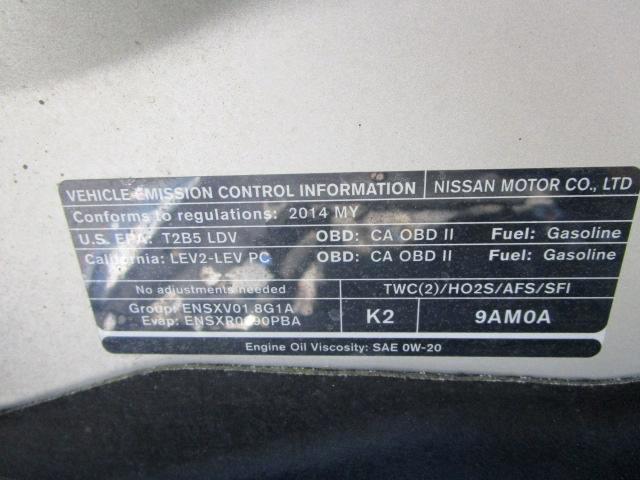 Nissan Sentra 4dr Sdn I4 CVT S 2014