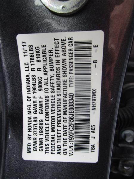 Honda Civic Sedan LX CVT 2018