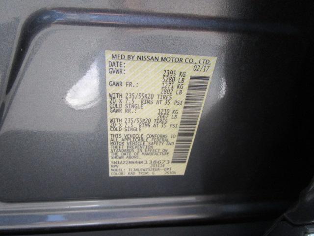 Nissan Murano 2017.5 AWD Platinum 2017