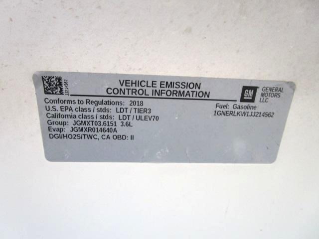 Chevrolet Traverse FWD 4dr LS w/1FL 2018