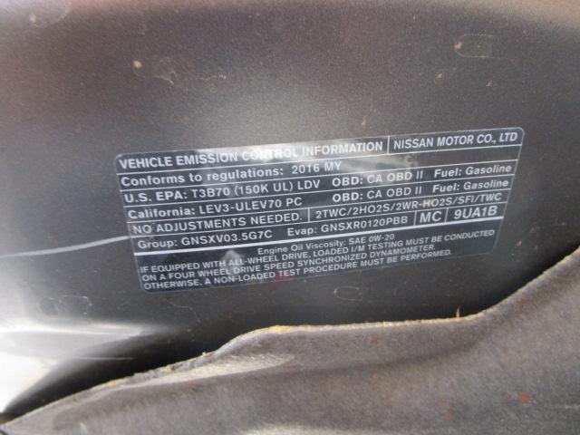 Nissan Murano AWD 4dr SL 2016
