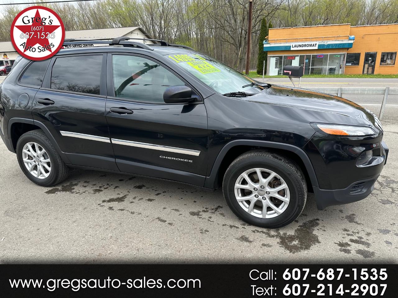 Used 2016 Jeep Cherokee 4WD 4dr Sport for Sale in Owego NY 13827 Greg's