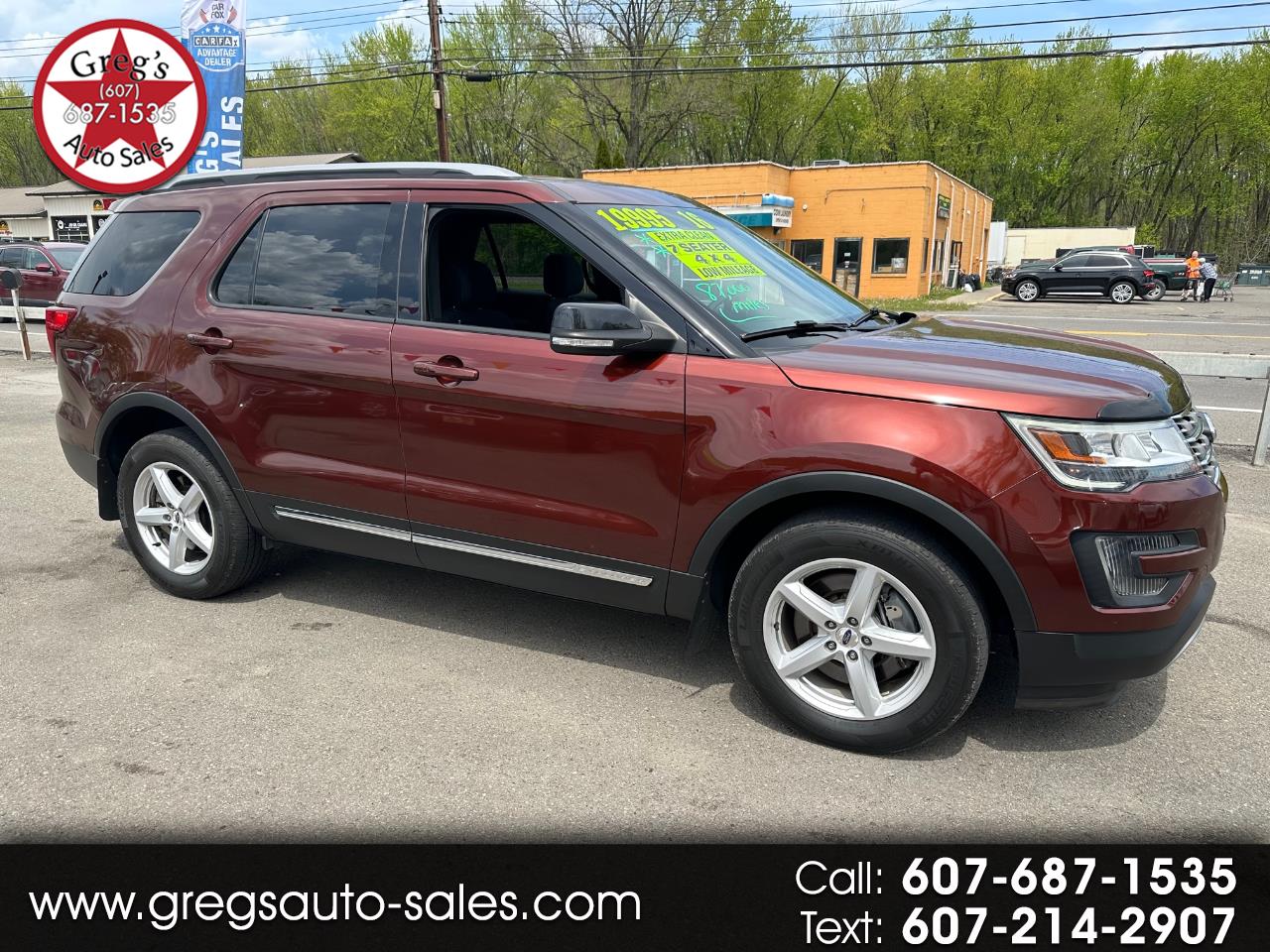Used 2016 Ford Explorer 4WD 4dr XLT for Sale in Owego NY 13827 Greg's