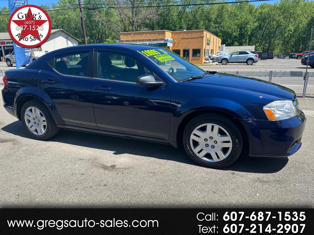 Used 2013 Dodge Avenger 4dr Sdn SE for Sale in Owego NY 13827 Greg's