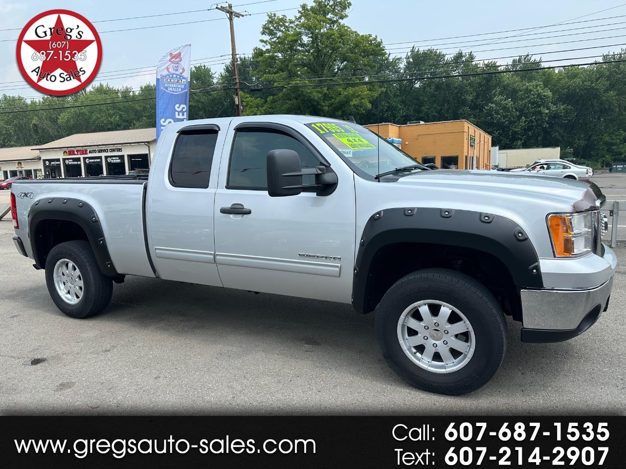 Used 2012 GMC Sierra 1500 4WD Ext Cab 143.5" SLE for Sale in Owego NY